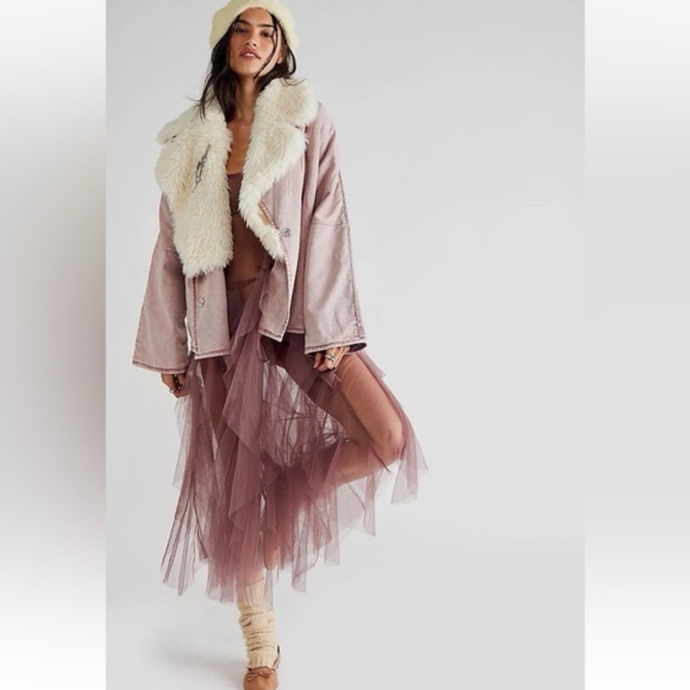 Stunning! Free People Upgraded Denim Jacket